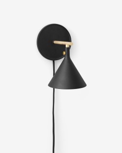 Cast Sconce | Kinkiet z dyfuzorem, z funkcją ściemniania