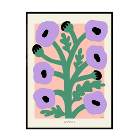 Purple Poppies | Madelen Möllard