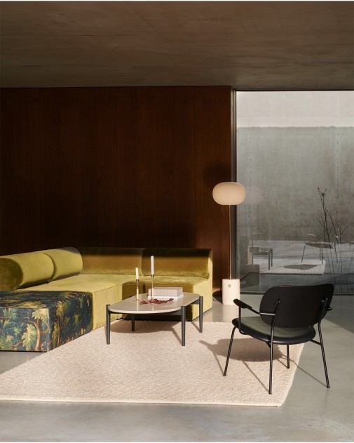 Co Lounge Chair | Fotel, tapicerowane siedzisko