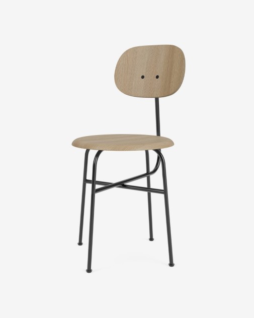 Afteroom Dining Chair Plus | Audo Copenhagen | Krzesło z fornirowym siedziskiem i oparciem