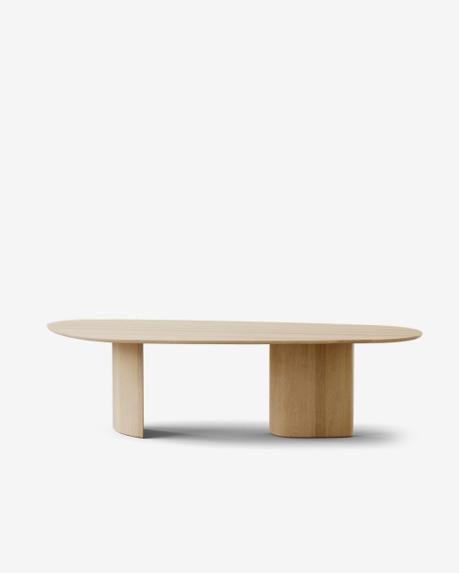 Tangent Table Rectangular | dk3 | Prostokątny stół z litego drewna