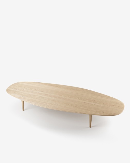 JARI Low Tables – stoliki kawowe z litego dębu | Brdr. Krüger x OEO Studio