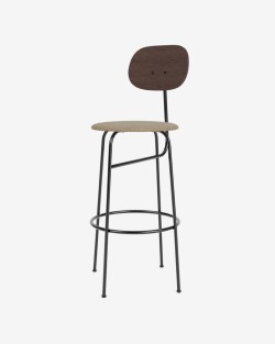 Afteroom Bar Chair Plus Seat Upholstered | Audo Copenhagen | Krzesło barowe z tapicerowanym siedziskiem