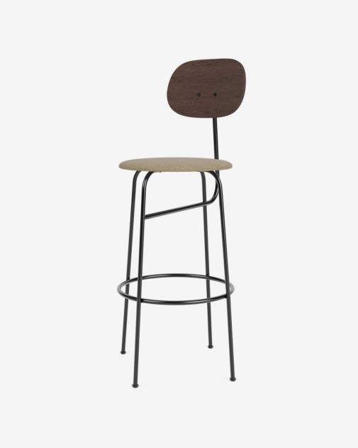 Afteroom Bar Chair Plus Seat Upholstered | Audo Copenhagen | Krzesło barowe z tapicerowanym siedziskiem