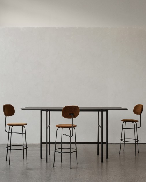 Afteroom Bar Chair Plus Seat Upholstered | Audo Copenhagen | Krzesło barowe z tapicerowanym siedziskiem