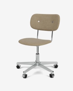 Co Task Chair | Audo Copenhagen | W pełni tapicerowane krzesło biurowe, polerowana podstawa aluminiowa