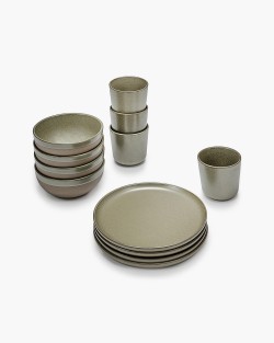 CAMOGREEN SURFACE | Zestaw śniadaniowy, 12 elementów