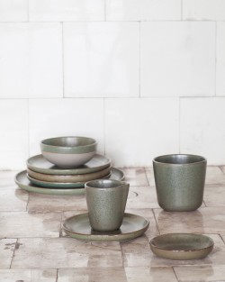 CAMOGREEN SURFACE | Pełny zestaw zastawy, 24 elementów