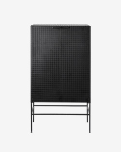Grid Cabinet | Minimalistyczna witryna stalowa Grid