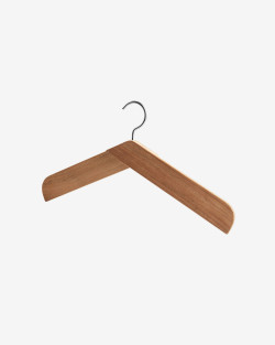 Collar Hanger | Drewniany wieszak teakowy