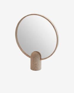 Aino Mirror | Dwustronne lustro z litego dębu