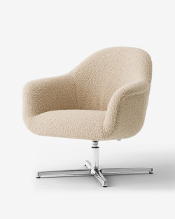 Harbour Lounge Chair | Audo Copenhagen | Fotel z podstawą Star