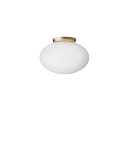Rizzatto 301 Ceiling Lamp | Nuura | Lampa sufitowa szkło opalowe, mosiądz