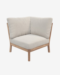 Tradition Corner Module | Fritz Hansen | Moduł narożny lounge teak, tapicerowany