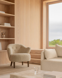 Ingeborg Lounge Chair | Fotel, tkanina