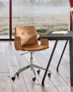 Primum Office Chair with Armrests | Designerski fotel biurowy | Sibast Furniture
