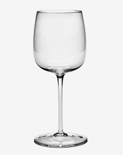 Red Wine Glass Curved Transparent Passe-Partout  | Serax | Kieliszek do czerwonego wina