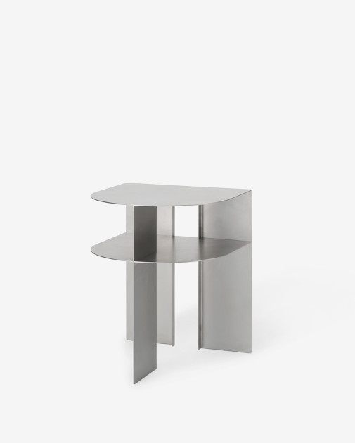 Rand Side Table | New Works | Stolik pomocniczy ze stali nierdzewnej