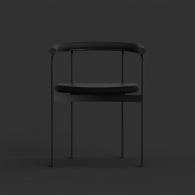 BAIA CHAIR | krzesło | Black (czarny)