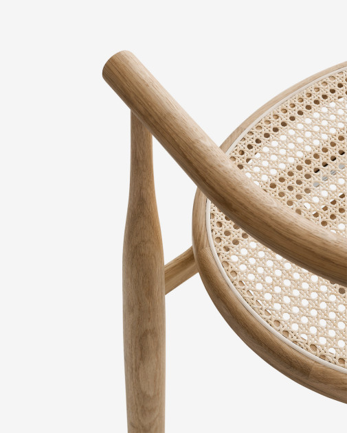 Bukowski Chair | New Works | Krzesło dębowe z francuską plecionką