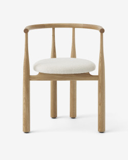 Bukowski Chair | New Works | Krzesło dębowe z tapicerowanym siedziskiem