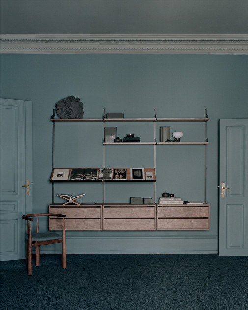 New Works Living Shelf | Modułowy system półek ściennych