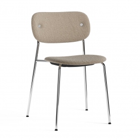 Co Chair | krzesło w pełni tapicerowane | chrom
