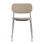 Co Chair | krzesło w pełni tapicerowane | chrom