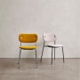 Co Chair | krzesło w pełni tapicerowane | chrom