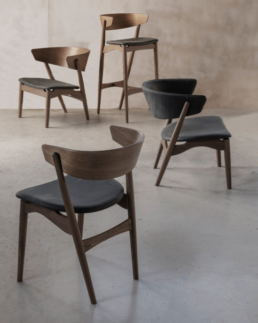 Sibast No 7 Lounge | Fotel z litego drewna