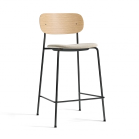 Co Counter Chair | krzesło barowe - h. 65 cm | tapicerowane siedzisko