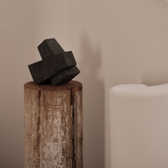 Colin King | Converge Bookends | kamienne podpórki na książki