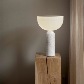 Kizu Large | lampa stołowa - duża | biały marmur