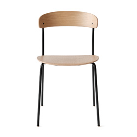 Missing Chair | krzesło | lakierowany dąb z czarną ramą