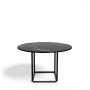 Florence | stół Ø120 cm | czarny marmur Black Marquina Marble