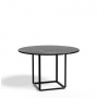 Florence | stół Ø120 cm | czarny marmur Black Marquina Marble