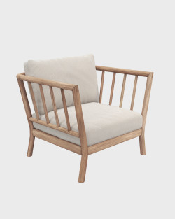 Tradition Lounge Chair | Fritz Hansen | Fotel ogrodowy teak, tapicerowany