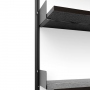 New Works Wall Shelf 1900 | system regałów | czarny / czarny