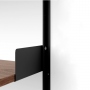 New Works Wall Shelf 1900 | system regałów | orzech / czarny