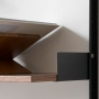 New Works Wall Shelf 1900 | system regałów | orzech / czarny