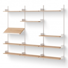 New Works Display Shelf | system regałów | dąb / biały
