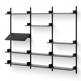 New Works Display Shelf | system regałów | czarny / czarny