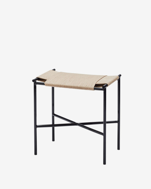 Vent Stool | Stołek - ręcznie plecione siedzisko