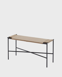Vent Bench | Ławka - ręcznie plecione siedzisko