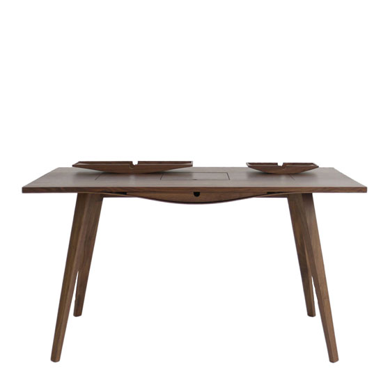 Noga | biurko, Orzech - Branca Lisboa. Sklep internetowy HomeNook