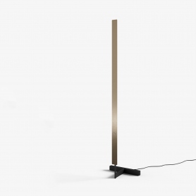 F-MODEL | lampa podłogowa | brązowiony mosiądz