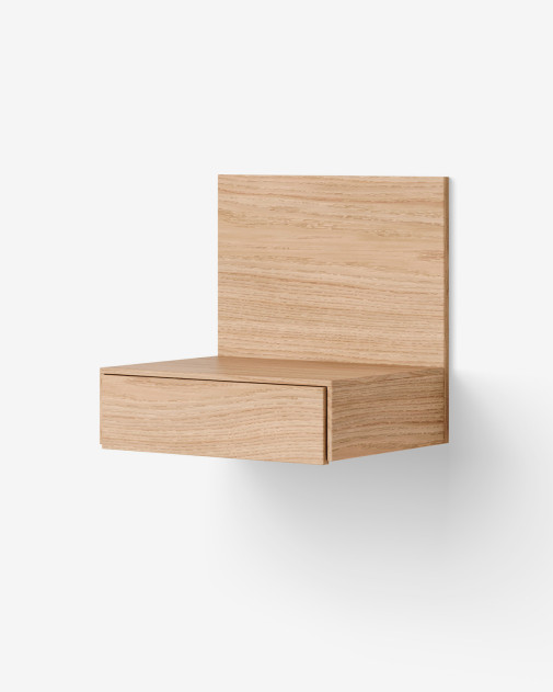 Tana Wall Mounted Nightstand | New Works | Dębna szafka nocna