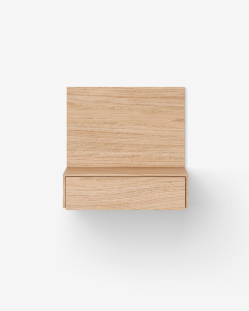 Tana Wall Mounted Nightstand | New Works | Dębna szafka nocna