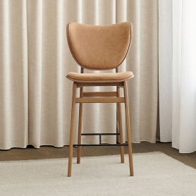 Elephant | krzesło barowe | skórzana tapicerka | h. 65-75 cm