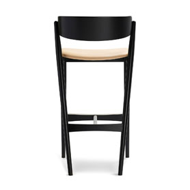 Sibast No 7 | krzesło barowe | tapicerowane oparcie / tapicerowane siedzisko H.75-100 cm
